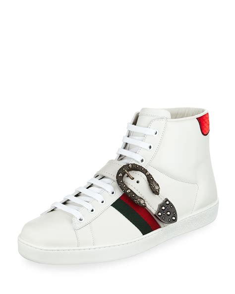 gucci ace leather sneaker replica|gucci ace high top sneakers.